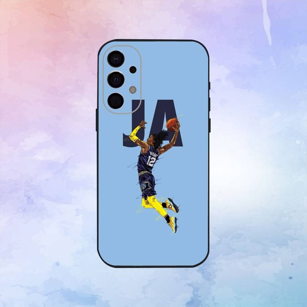 Basketball Ja Morant 12 Phone Case For Samsung S25,S24,S21,S22,S23,S30,Ultra,S20,Plus,Fe,Lite,Note,10,9,5G Black Cover