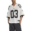 adidas Camiseta Masculina Original Digital com Decote V, Logo, Corte Solto, Manga Curta, Tops Brancos JX1699