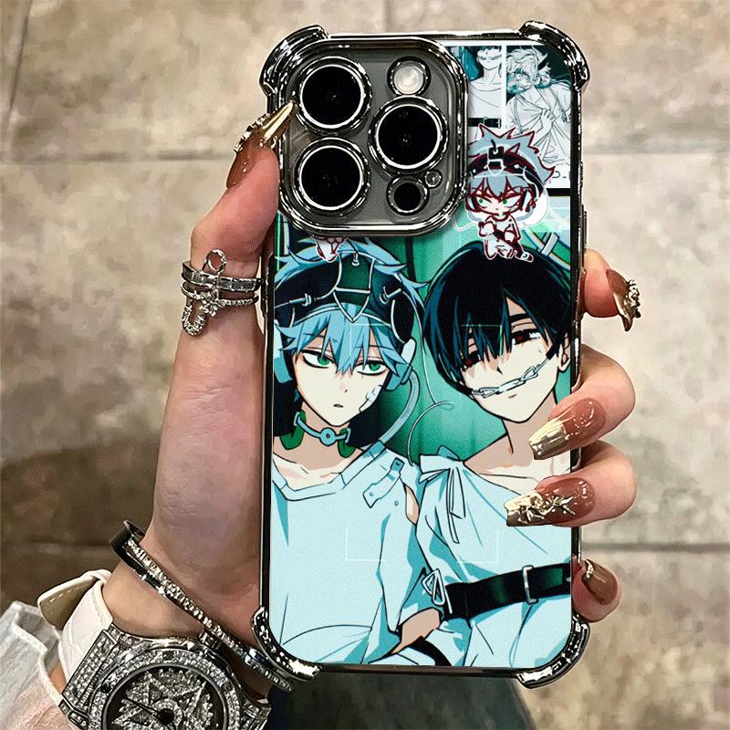 Custodia morbida per telefono Alien Stage coreano Ivan Till per iPhone 15 16 17 Air 14 Pro Max 16E Plus 13 12 Mini Placcatura Anti-Caduta Fundas
