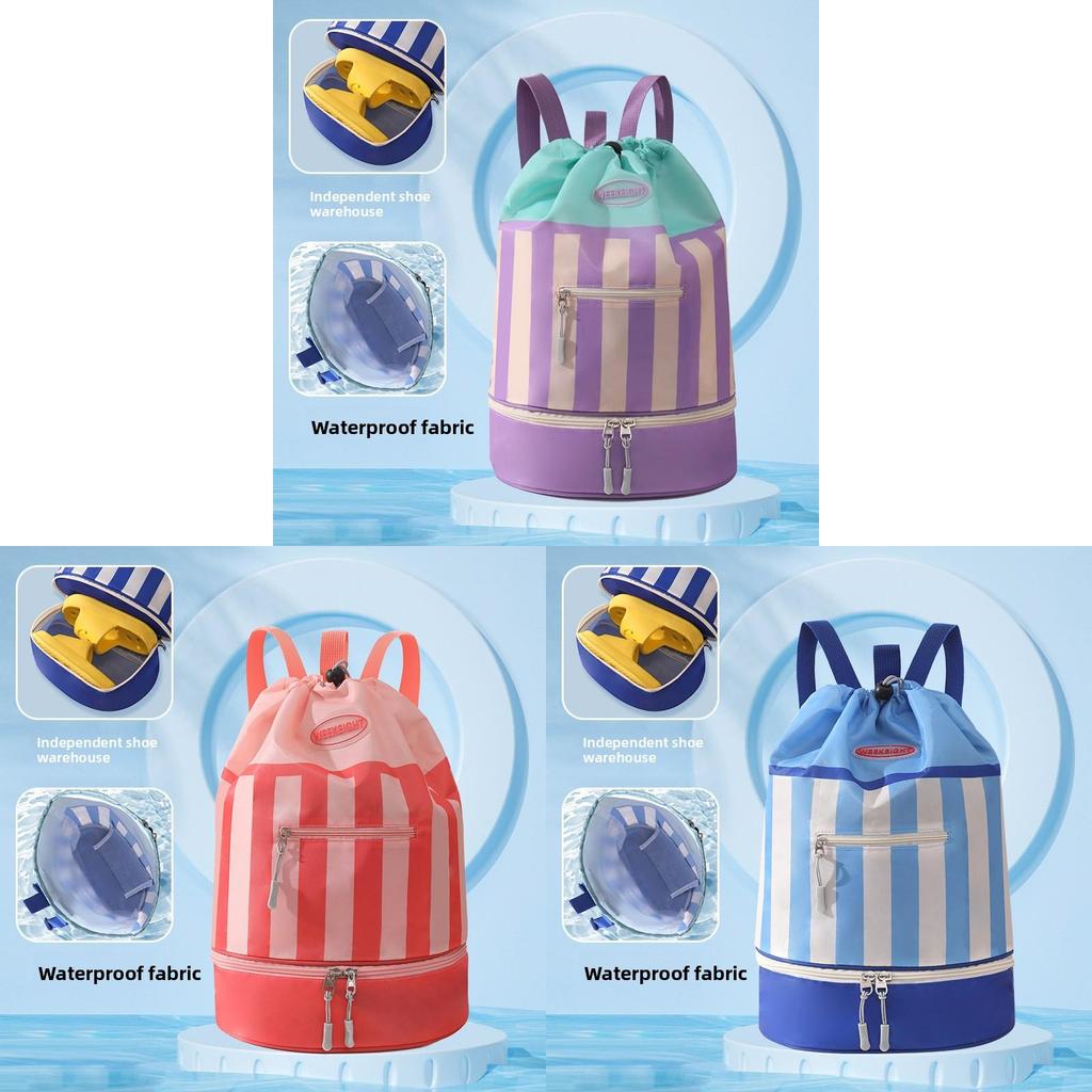 Childrens Swimming Bag With Waterproof Oxford Fabric And Wet Dry Separation For Beach And Travel Use