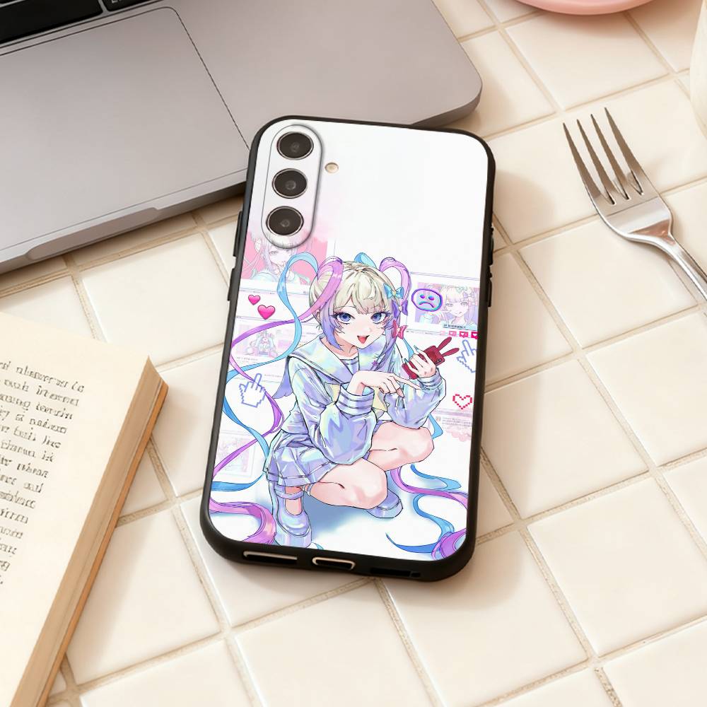 Anime NEEDY G-GIRL OVERDOSES Handyhülle für Samsung Galaxy A73, A72, A71, A70, A53, A52, A51, Andere Weiche Schwarze Hülle