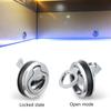 Flush Door Pull for Hatch Slam for Latch Embedded Pulling Ring Lock Marine Deck Cabin Hardware Boating Equipment