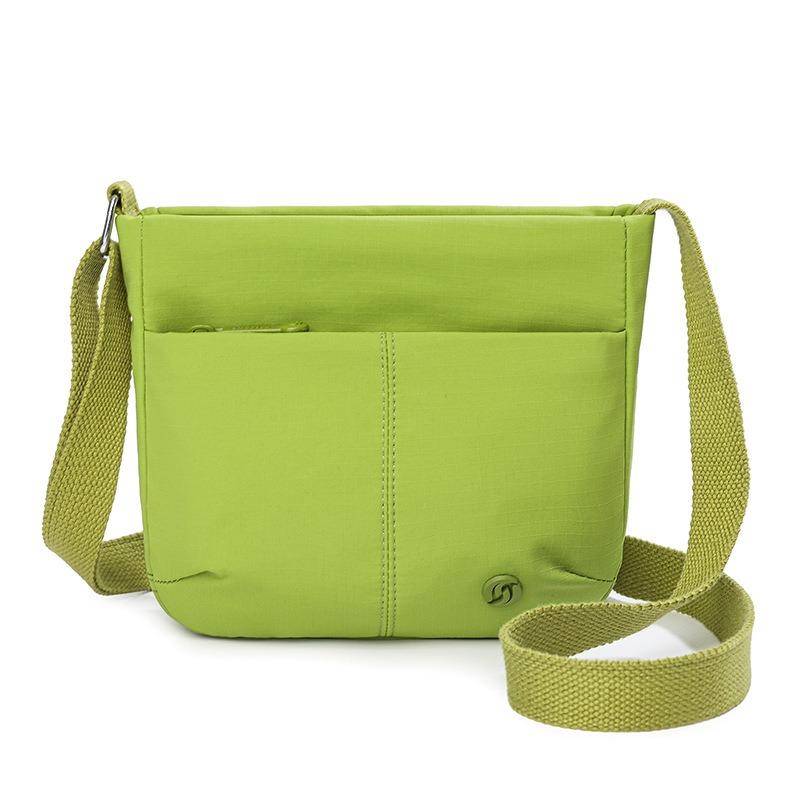 Casual Shoulder Bag New Candy Color Women's Messenger Bag Stylish and Simple Messenger Bag Large Capacity Anti-splashing Cloth Bag