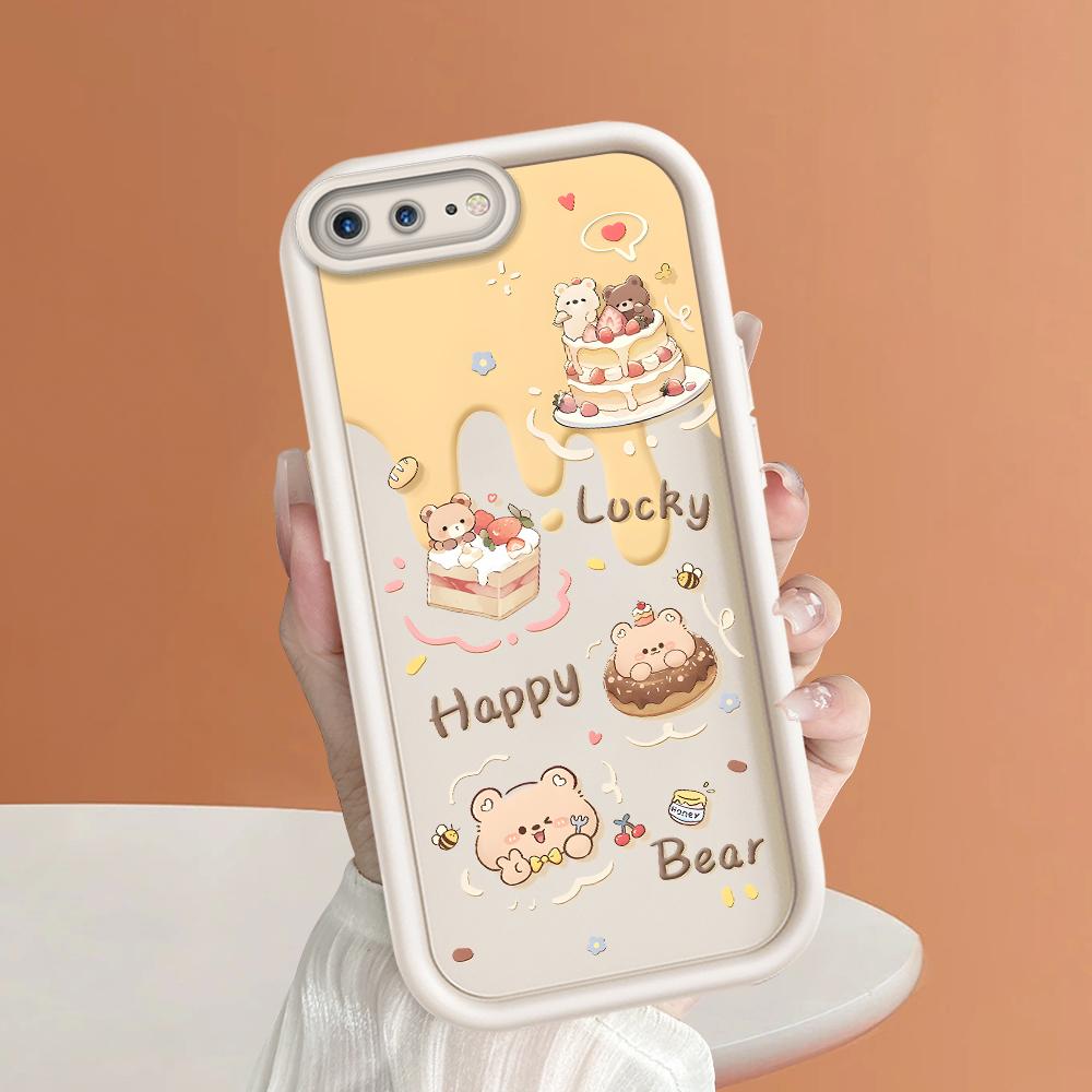 

Прекрасный торт пончик медведь чехол для телефона iPhone Samsung Galaxy Xiaomi Redmi POCO HUAWEI Honor противоударный резиновый мягкий гибкий чехол Honor X9 5G