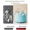 360° Drehbarer Make-up-Pinsel-Aufbewahrungsbox Große Kapazität Make-up-Aufbewahrungsorganizer Multifunktional für Zuhause Schlafzimmer Schminktisch