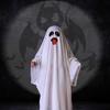 White Ghost Poncho Robe Cosplay Ghost Cosplay Costume Funny Halloween Cloak Cape  Adult