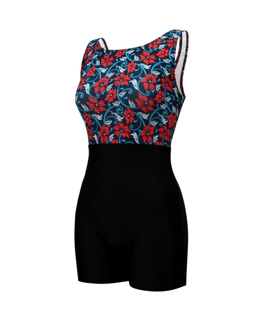 Akuatika Women'S Part 2 Indoor Swimsuit Aqa29463 3-Piece Pouch Set