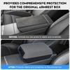 Xiaomi Luxury 3 In 1 Armrest Box Cover Organizer Soft PU Leather Height Pad for Tesla Model Y Model 3 Juniper Highland Center Console