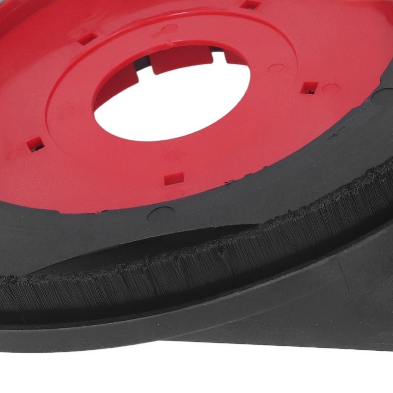 9 Zoll Winkelschleifer Staubhaube Oberflächenschleif-Staubhaube Für Winkelschleifer Rot Schwarz 230mm Schleifscheibe