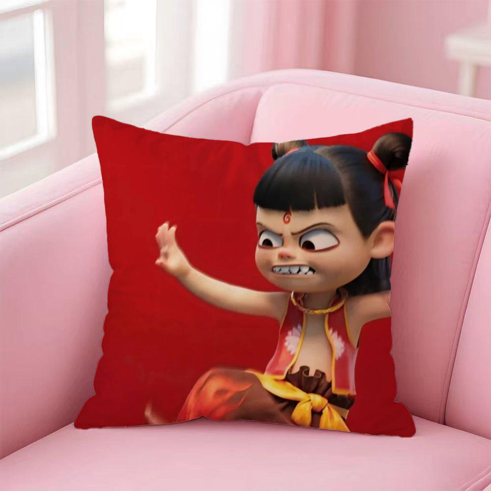 Fashion NNezhaable Cushion Cover Premium SkinFriendly Pillow Case MultiPurpose for Home Office Travel