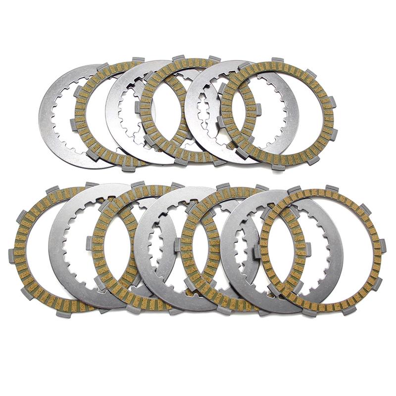 Motorcycle Friction Clutch Plates For Suzuki DR250R SJ45A DR250 Dejbel 250 DR-Z 250 K1-K7 (DJ43A) OEM:21451-13E00/21451-13E10