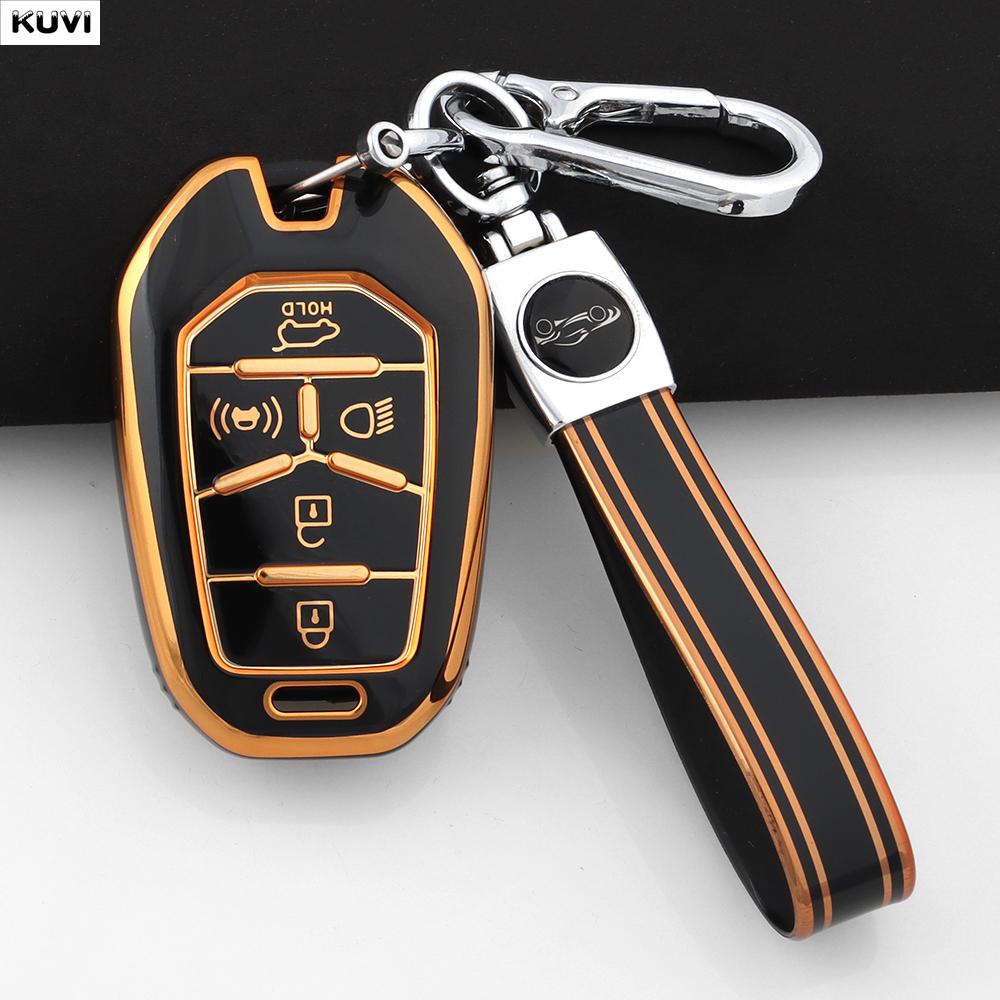 5 Buttons New Tpu Car Remote Smart Key Case Cover Fob Keychain Shell For Ssang Yong G4 Rexton Ssangyong Keyless Accessories