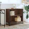 Bookshelf Brown Oak Effect 80.5 x 35 x 76 cm Particleboard