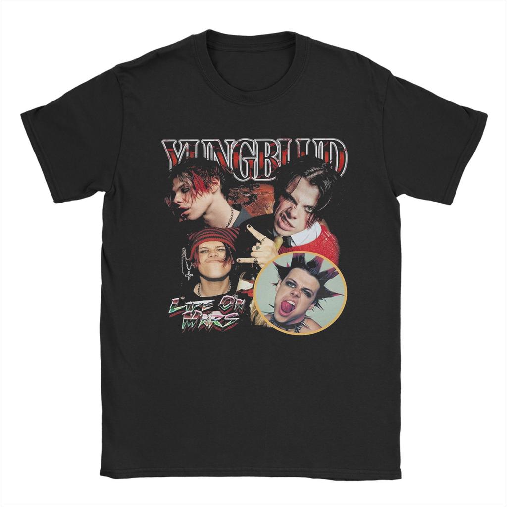 Yungblud IDOLS Album Tour Bayingimg Tričko Harajuku Trička Tričko Letní 100% Bavlna Kulatý Výstřih Nadměrné Oblečení