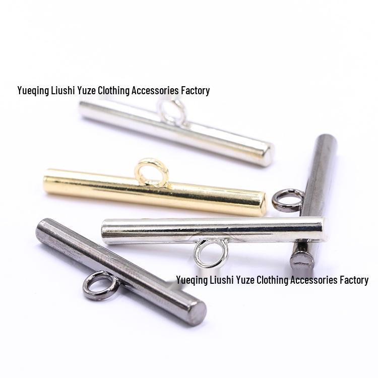 Metal High-Leg Buckle Decorative Alloy Suit Button with Hand-Sewn Design