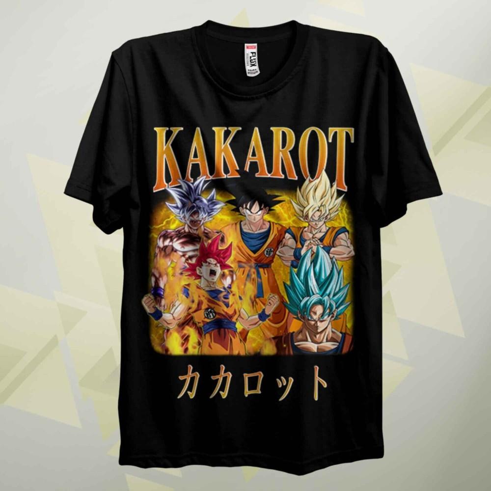 Goku T Shirt DBZ Super Saiyan KAKAROT Vintage Anime Shirt Anime Lover DRAGONBALL