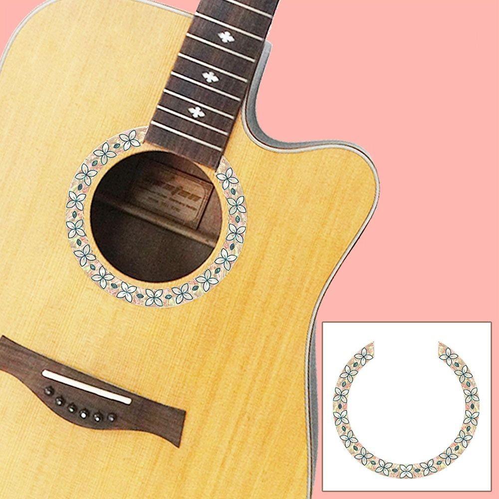 PVC Sound Hole Decal Musical Instruments Supplies Guitar Accessories Folk Guitar Sticker  Guitar