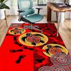 Australian Aboriginal Style Office Rug Chair Mat, Entryway Carpet, Suitable for Front Door, Bedroom, Living Room, Desk, Holiday Gift