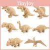 Premium Pvc 8 Piece Dinosaur Figurine Set Featuring Velociraptor And Triceratops For Collectors