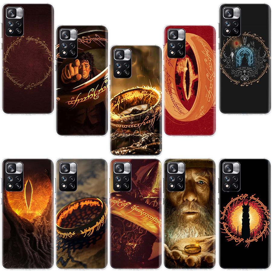 The L-Lord of the R-Rings Phone Case For Redmi Note 13 12 Pro Plus 14 15 Pro 5G 11 11T 11E 11S 10 Pro 10S 9 9S Cover Cell Clear