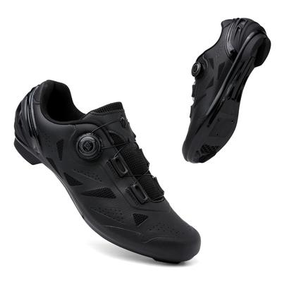 MTB Cycling Sneakers Men Women Breathable Knit Self-Locking Road Bicycle Shoes For Exercise Bikes SPD Cleats Clip Cycle Trainers