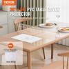 VEVOR Plastic Table Cover, 36 x 54 Inch 1.5 mm Thick Clear Table Protector, Rectangle PVC Desk Mat