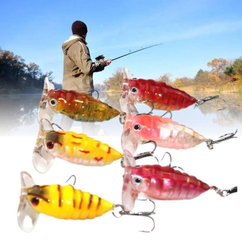 Hook Bionic Bait Multicolour Fishing Bass Blackfish Catfish Herring Tilapia Carp