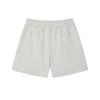 New FILA ORIGINALE Casual Shorts Women's Ivory Heather Gray F51W529604FMG