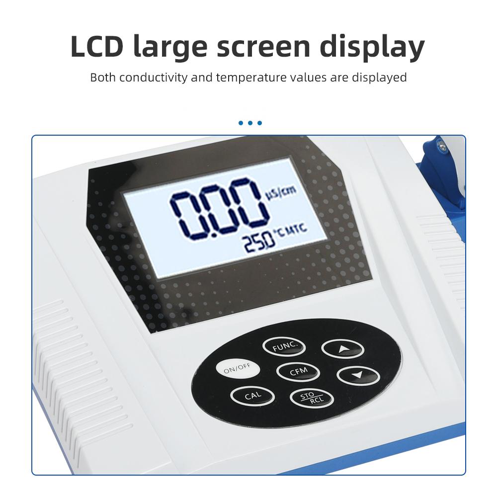 DDS-11C Desktop EC Meter Electrical Conductivity Monitor Industrial Water Treatment Conductivity Tester Water Quality Analyzer