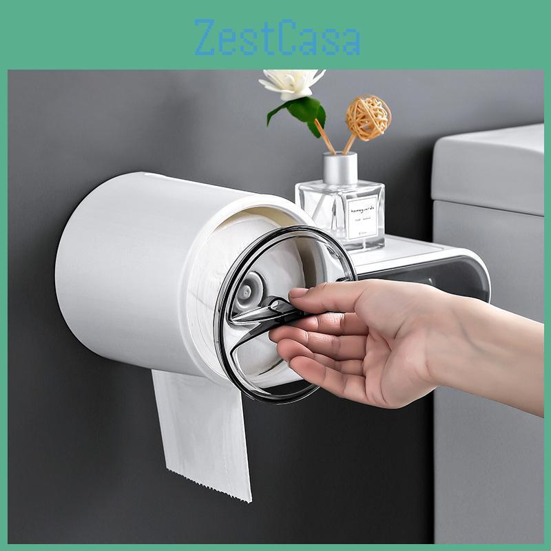 Mengni Portable Holder Paper Toilet For A Bathroom Waterproof Toilet Paper Holder Wallmounted Tissue Box Wc Bathroom Accessories