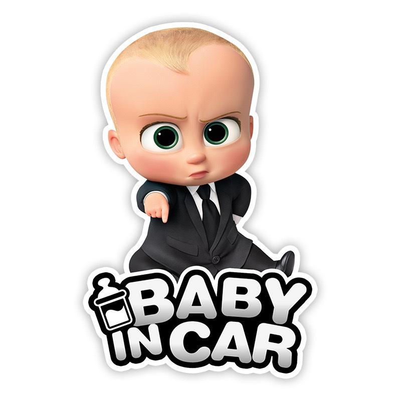 

Child s Cartoon Car Stickers for Stroller, Bumper, or Rear Window