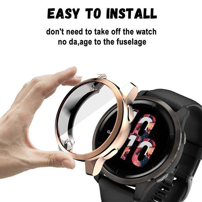 Coque montre connectée - NIBOOW - partnumber10874 - TPU haute qualité - Ultra-mince - Transparent