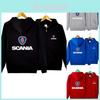 Hanorac cu Glugă de Iarnă Scania pentru Bărbați Fleece Îngroșat Jachetă Hanorac Topuri