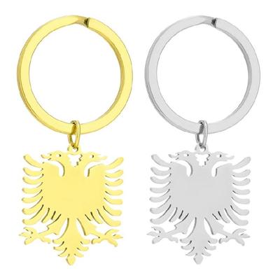 Modischer Schlüsselanhänger in Adlerform Gold/Silberfarbener Anhänger Schlüsselanhänger Schmuck