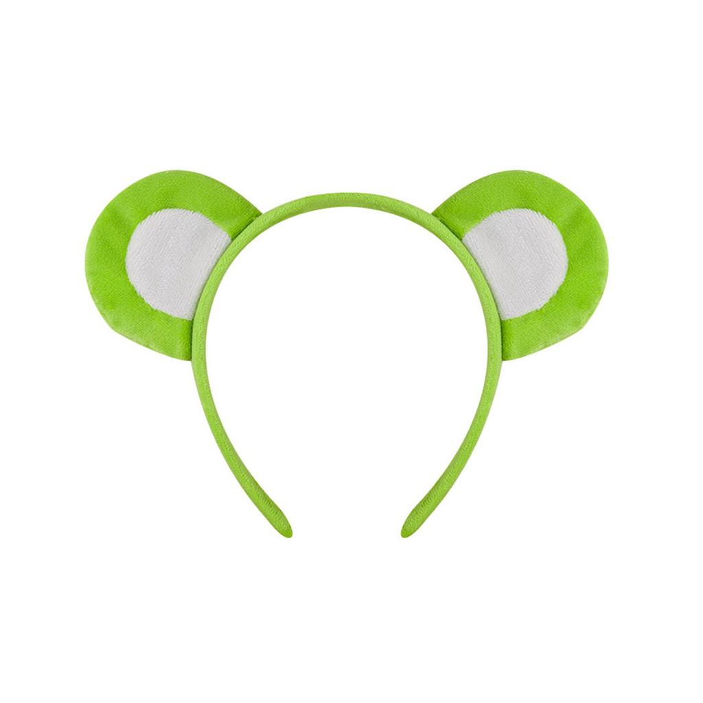 Cartoon Bear Ears Headband Bows Tie Mini Skirt Fashionable Soft Fabric Hair Accessory for Women and Kids