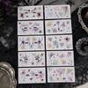 10 Pcs Waterproof Halloween Spider Tattoo Colored Body Tattoo Stickers  Party Supplies