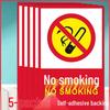 No Smoking or Open Flames Warning Sign - Electric Shock Caution for Construction Sites