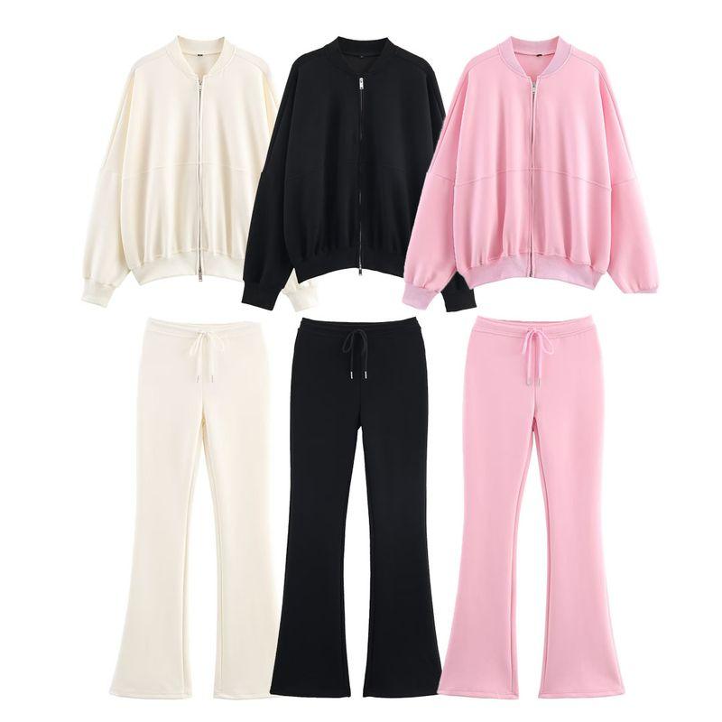 Kaslead New Arrival Women's Clothing Fashion Style Pilot Jacket Outwear Bootcut Trousers 3641850 3641851