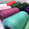 Glitter Mulberry Silk Cotton Thread 500g/Roll Glitter Bead Silk Lace Thread Soft Silky Spring/summer DIY Hand-woven Thread