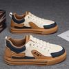 Frühling neue Leder wasserdichte und rutschfeste lässige Board-Schuhe bequeme Sportschuhe
