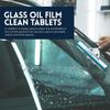 Glass Oil Film Clean Tablets, Car Windshield Deoiling Rain Defog Efferving Tablets