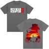 2026 Red Dead Redemption 2 Gioco Giocatore Grafica Magliette Uomo Donna Gotica Manica Corta Maglietta Moda Y2K Alta Qualità Cotone Maglietta