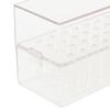 48 Holes Acrylic Nail Dill Bit Holder Organizer Drill Bits Display Storage Box Transparent Nail Bit Container Case