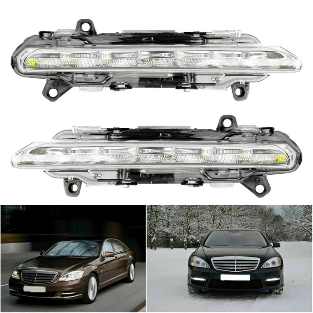 

1 ПАРА Противотуманные фары Дневные ходовые огни Для Mercedes-Benz W204 X204 W221