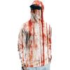 Men's Quick Dry Long Sleeve Sun Hoodie for Fishing Gym Running