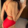 DIY Long Strap Wrap Around One Piece Swimsuit Women Swimwear Female Glitter Sparkling Bather Bathing Suit Lady Monokini
