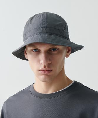 MUSINSA STANDARD [City Leisure] Cn Round Bucket Hat [Grey]