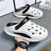Fashion Trendy Men's Hollow Out Sandals Plus Size Dual Use Slippers Home Use Non-Slip Summer Beach Shoes EVA Sole Comfortable Wear
