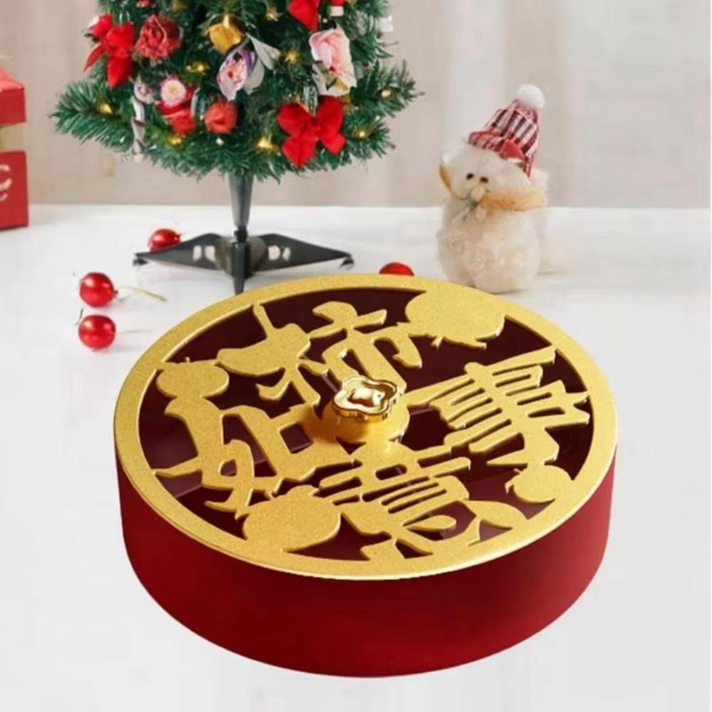 Tradycyjna tacka na przekąski na Festiwal Wiosny Pudełko do przechowywania cukierków z przegródkami Cukierki