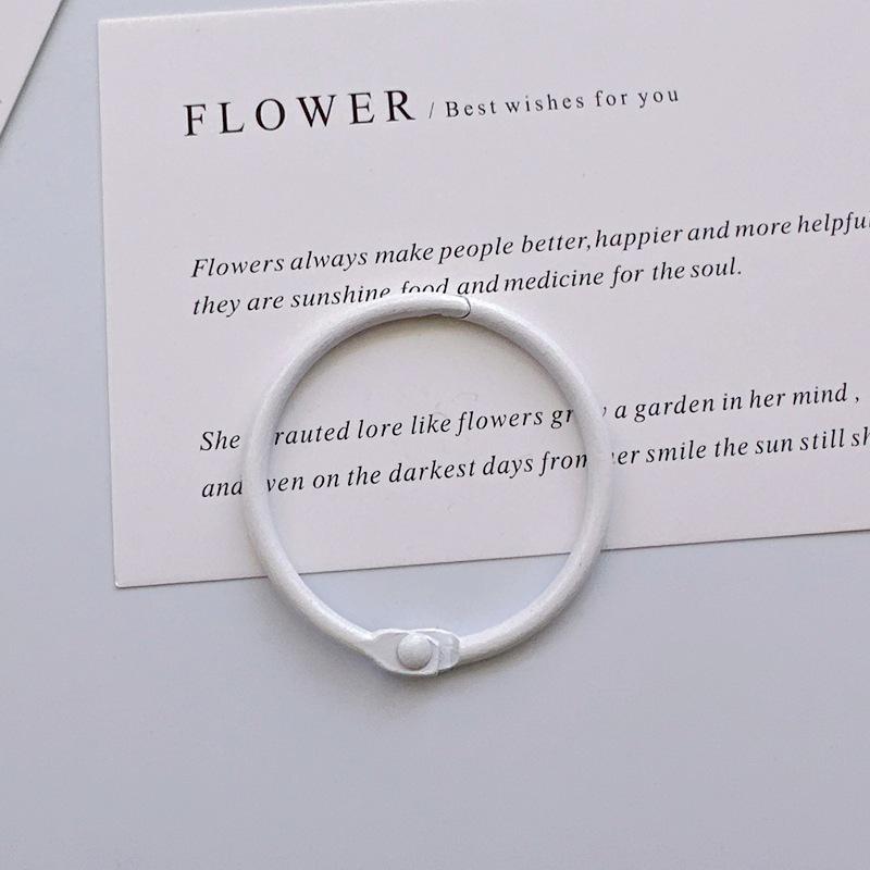 45mm Colored Macaron Keychain Ring: DIY Jewelry & Book Page Accessory